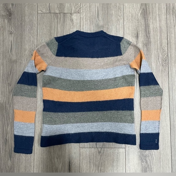 Kids ATM STRIPED CREW NECK SWEATER Sz M - Picture 1 of 6